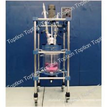 jacketed Three Layers Glass Reactor TTF -5L with good quality
